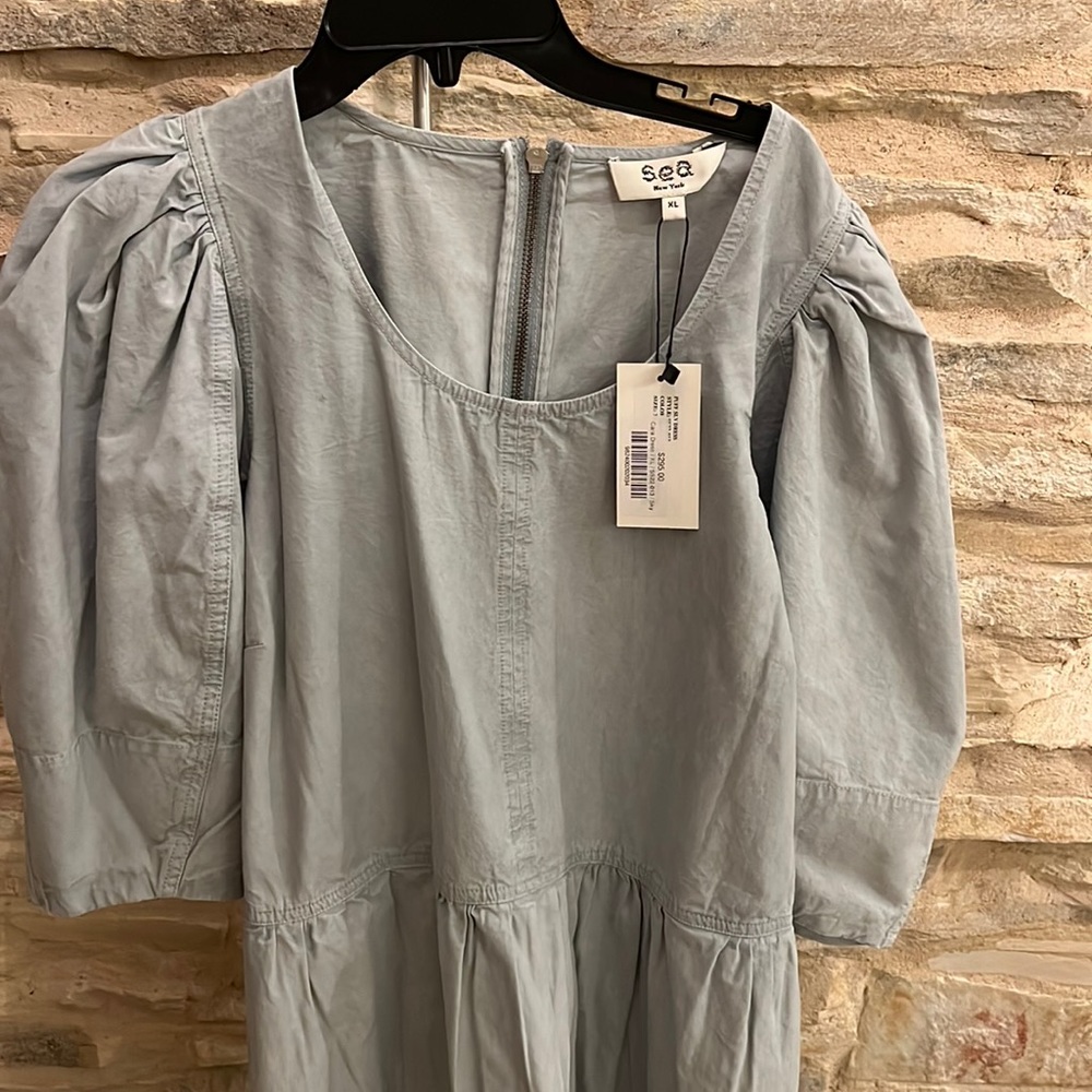 Brand New Sea New York Puff sleeve dress size xl